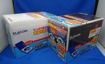 【未使用・2個セット】ELECOM(エレコム) 2穴リングファイル用CD・DVD不織布ケース 300枚入り CCD-019XLWH+CCD-019XLBK_画像1