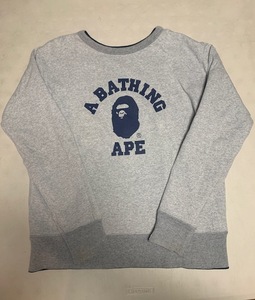 A BATHING APE エイプ リバーシブルスエット サイズM　中古