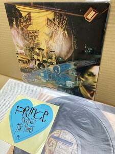 PROMO P-6257/8！MAT:1-A-1/1-A-1！美盤LP x2！プリンス Prince Sign ''O'' The Times Warner 見本盤 プロモ SAMPLE 1987 JAPAN w/STICKER