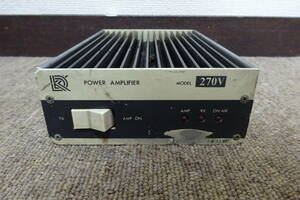 棚18・A2107　POWER AMPLIFIER 270V VHF MHz 60W アマチュア無線 無線機 無線　現状品