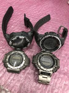 Casio カシオ　PROTREK 腕時計 計4本まとめ　中古現状品　動作未確認　(60s)