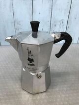 Bialetti ビアレッティ モカエキスプレス 直火式 エスプレッソメーカー コーヒーメーカー マキネッタ 中古 現状品 （60s）_画像8