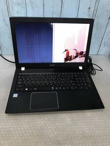 acer Aspire E5-576 Series N16Q2，通電OK，液晶割れ　i5-7世代CPU/8GB/HDDなし　アダプターなし　本体のみ　中古現状品　ジャンク（100s）