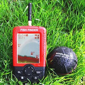 アップグレード魚群探知機無線魚ファインダー魚警報ポータブルソナーセンサー釣りルアーエコーサウンダFINDFISH