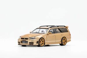 1/64 Zoom NISSAN Stagea WC34 260RS wagon 日産　ステージア　ワゴン　限定　ゴールド