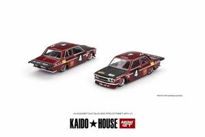 1/64 MINI GT KAIDO HOUSE DATSUN 510 PRO STREET 街道ハウス　ダットサン　プロストリート JPN V1 #4