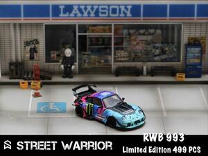 1/64 street weapon RWB 993 ポルシェ Hoonigan フーニガン