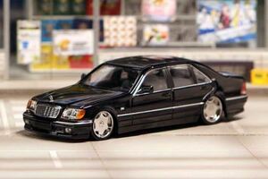 1/64 Street Weapon ベンツ　Benz W140 黒