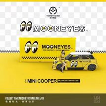 1/64 timemicro MINI cooper LBWK ミニクーパー　mooneyes ミニカー　フィギュア　コンテナ　セット_画像3