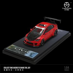 1/64 timemicro HONDA civic type R fd2 ホンダ シビック　赤