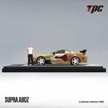 1/64 TPC TOYOTA SUPRA トヨタ　スープラ　A80Z ワイスピ　フィギュア付き_画像3