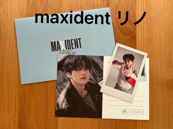StrayKids MAXIDENT フォトパック リノ leeknow マキシデント ポラロイド フォトカード ラブレター 特典