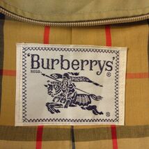 ○90s！Burberry's バーバリー◆トレンチコート 裏地ノバチェック柄 ヴィンテージ◆レディース ベージュ 7AB2 155サイズ◆W163_画像9