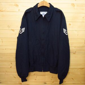 ◎美品！DSCP WINGS COLLECTION / US AIR FORCE 米軍◆ミリタリージャケット ブルゾン 軍物◆メンズ 紺 42Lサイズ◆A3760