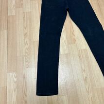 Levi's ☆即決☆ ブラック スリム W31 (83cm) L32 (77cm) リーバイス 管理番号BLー60162501517_画像8