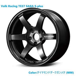 【納期要確認】TE37 SAGA S-plus SIZE:10.5J-19 +15(F4) PCD:114.3-5H Color:MM ホイール2本セット