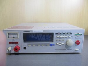 中古 KIKUSUI AC/DC WITHSTANDING VOLTAGE/INSULATION RESISTANCE TESTER TOS9201 200-240V 47-63Hz ＜通電OK＞ (PAAR51130D002)