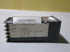中古 RKC C100FK02-8*AN REX-C100 温度調節計 (R51115BHD007)