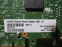 中古 INTEL? ETHERNET SERVER ADAPTER 1350-T2 KCC-REM-CPU-G13021 (R51214EFB083)_画像5