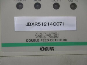 中古 SUNX DOUBLE FEED DETECTOR GD-C3 (JBXR51214C071)