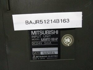 中古 MITSUBISHI INPUT UNIT AJ65BTC1-16D-AP DC24V 5MA (BAJR51214B163)