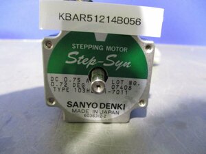 中古 SANYO DENKI STEPPING MOTOR 103H6501-7011 0.75A (KBAR51214B056)