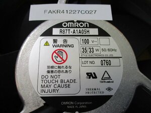 新古 OMRON R87F-A1A05H AC軸流ファン(FAKR41227C027)