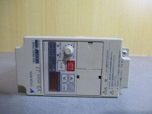 中古 YASKAWA INVERTER CIMR-J7AAB0P4 インバーター 0.4KW (LAER51027C146)