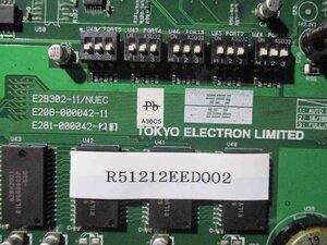 中古 TEL Tokyo Electron E2B302-11/NUEC E244-000048-21 VME ボード(R51212EED002)