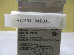 中古 OMRON H5CN-YCN AC100-240 クォーツタイマ 2個 (JAGR51124B011)