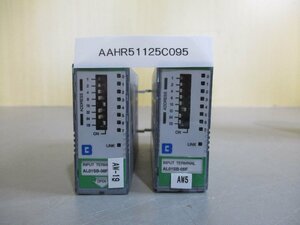 中古 Anywire コンパクトターミナル コネクタタイプ AL01SB-08F 2個 (AAHR51125C095)