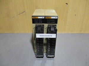 中古 OMRON 入力ユニット C200H-ID212 プログラマブルコントローラ 2個 (R50915BNE079)