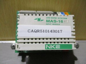 中古 NKE UNI-WIRE SYSTEM INPUT MODULE MAS-16 ＜送料別＞ (CAQR51014B017)
