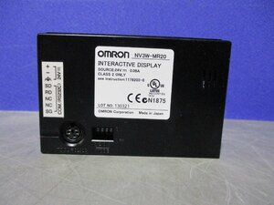 中古 OMRON プログラマブルターミナル NV3W-MR20＜通電OK＞ (DAWR51221C053)