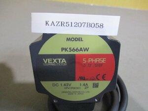 新古 ORIENTAL MOTOR STEPPING MOTOR MODEL 5-PHASE PK566AW 1.4A (KAZR51207B058)