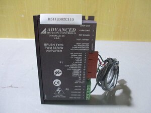 中古ADVANCED MOTION CONTROLS 12A8E / BRUSH TYPE PWM SERVO AMPLIFIER (R51120BZC110)