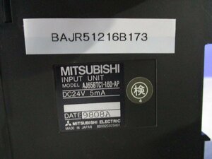 中古 MITSUBISHI INPUT UNIT AJ65BTC1-16D-AP DC24V 5MA (BAJR51216B173)