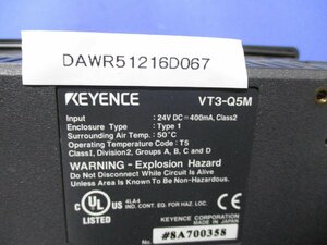 中古 KEYENCE VT3-Q5M タッチパネル (DAWR51216D067)
