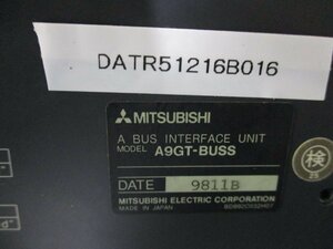 中古 MITSUBISHI A9GT-BUSS A BUS INTERFACE UNIT (DATR51216B016)