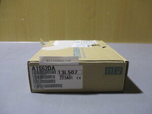 新古 MITSUBISHI D/A CONVERTER UNIT A1S62DA ディジタルアナログ変換ユニット (R51223NCC122)