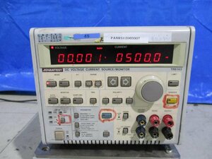 中古ADVANTEST TR6143 直流電圧電流発生器 通電確認(PANR51206D007)