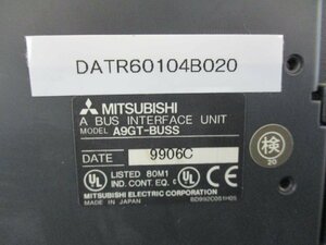 中古 MITSUBISHI A9GT-BUSS A BUS INTERFACE UNIT (DATR60104B020)
