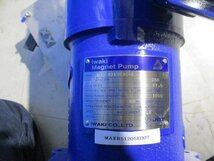 中古 IWAKI THREE PHASE INDUCTION MOTOR 2POLE IMW2755/MAGNET PUMP MDH-401RE4C-E マグネットポンプ＜送料別＞_画像3