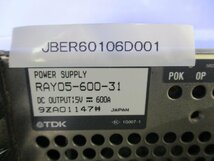 中古 TDK POWER SUPPLY RAY05-600-31 5V 600A(JBER60106D001)_画像1