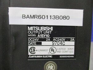 中古 MITSUBISHI OUTPUT UNIT A1SY10 (BAMR60113B080)