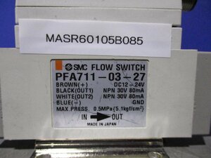 中古 SMC PFA711-03-27 FLOW SWITCH(MASR60105B085)