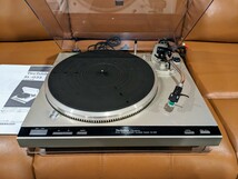 メンテナンス済 Technics SL-Q33 新品カートリッジ フルオートレコードプレーヤー クォーツ ダイレクトドライブ_画像2