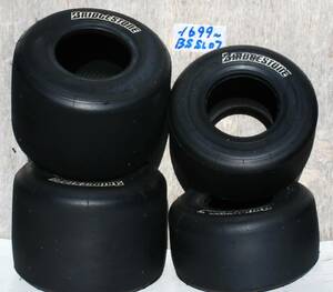 1000円～ ＢＳ　超レアな珍しい！ＳＬ０７！約６０ＬＡＰ使用!Bridgestone Cart用中古Tires　ホビー！またはRadio Flyerにも・