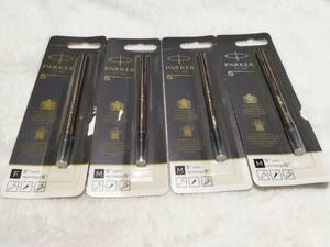 未使用品 PARKER パーカー 5TH ボールペン替芯 4本 替え芯 正規品 匿名配送無料♪