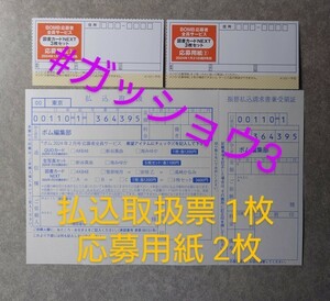 「在庫3」BOMB!(ボム!) 2024年2月号 応募者全員サービス 払込取扱票 1枚 応募用紙 2枚 鈴木くるみ＆田口愛佳(AKB48)・菅原咲月・安倍乙